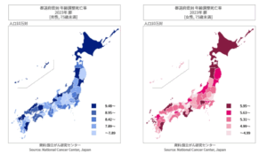 都道府県別死亡率｜沈黙の臓器「膵臓（すい臓）」がんを知る～早期発見の難しさと、統計から見える現実～｜下山記念クリニック（東広島市）