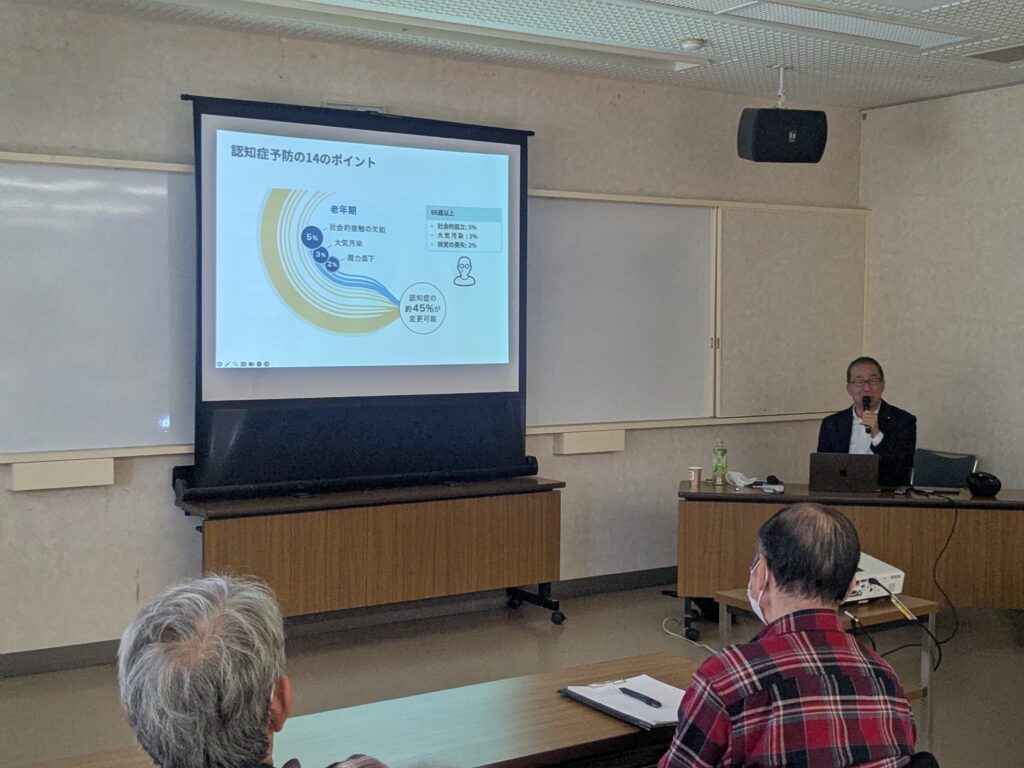 東広島市 下山記念クリニック 認知症ケアと認知症予防講演会