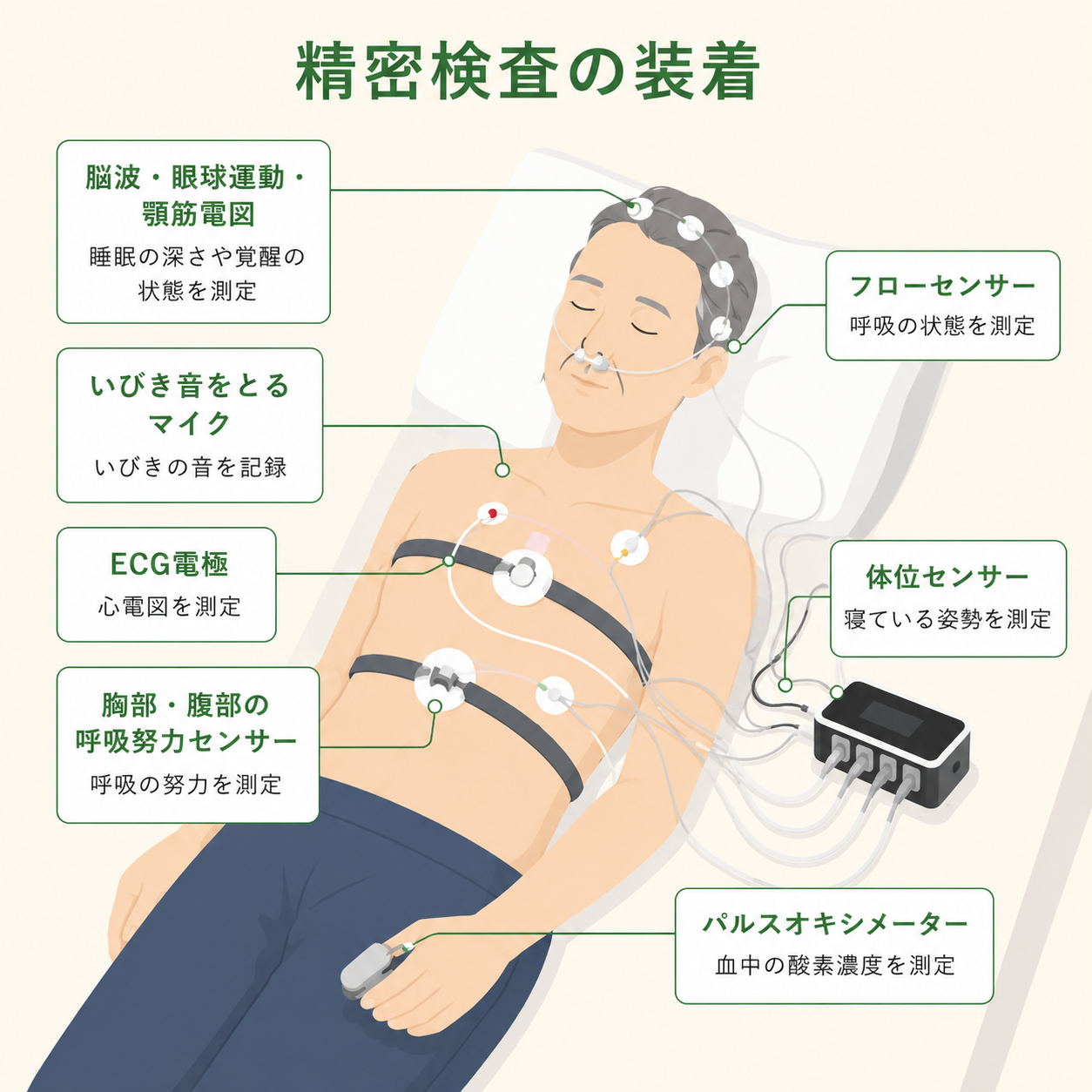 精密検査 PSG