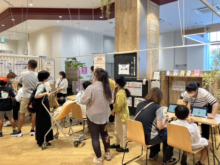 無印良品 ゆめテラス祇園店で開催した睡眠イベントの会場の様子